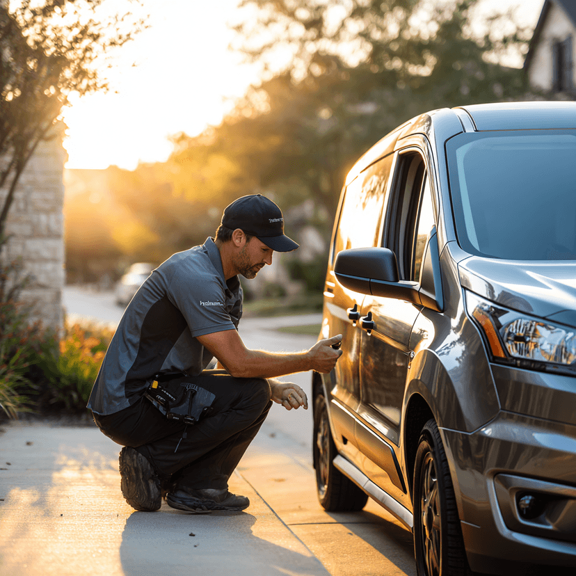 Car key replacement by mobile locksmith in Annetta TX